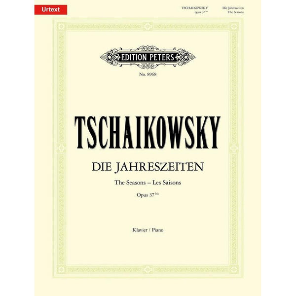 Tchaikovsky Seasons Op 37A-Sheet Music-Edition Peters-Logans Pianos
