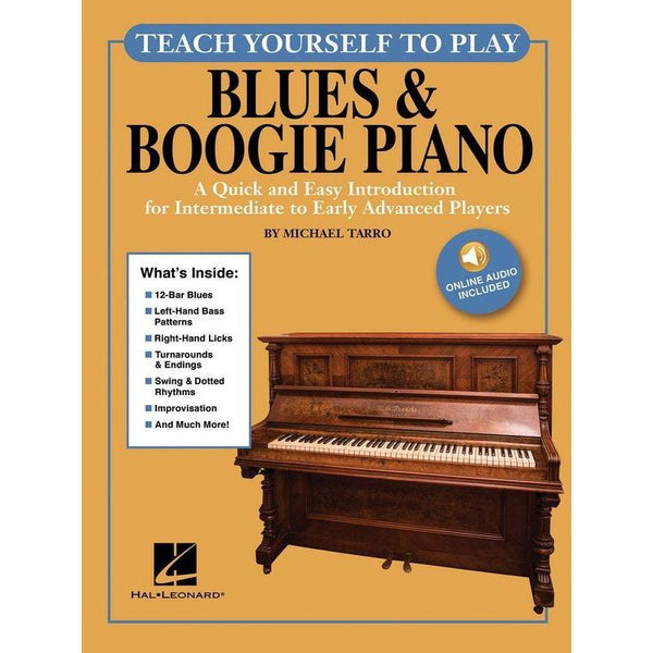 Teach Yourself to Play Blues & Boogie Piano-Sheet Music-Hal Leonard-Logans Pianos