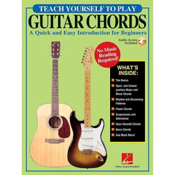 Teach Yourself to Play Guitar Chords-Sheet Music-Hal Leonard-Logans Pianos