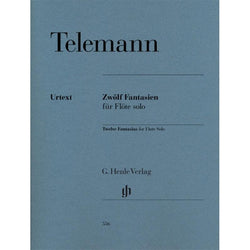 Telemann Twelve Fantasias For Flute Solo TWV 40:2-13-Sheet Music-G. Henle Verlag-Logans Pianos
