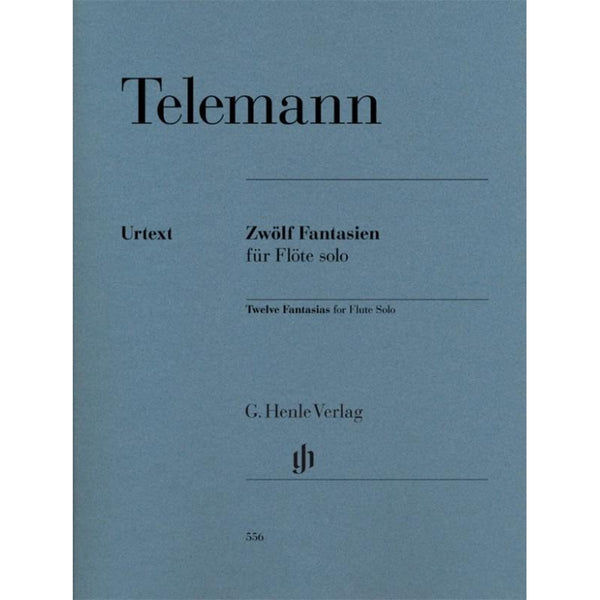 Telemann Twelve Fantasias For Flute Solo TWV 40:2-13-Sheet Music-G. Henle Verlag-Logans Pianos