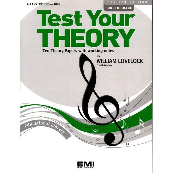 Test Your Theory Fourth Grade-Sheet Music-EMI Music Publishing-Logans Pianos