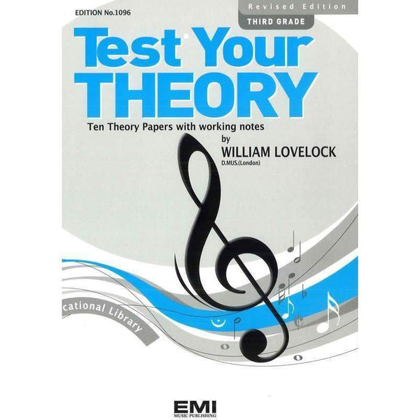 Test Your Theory Third Grade-Sheet Music-EMI Music Publishing-Logans Pianos