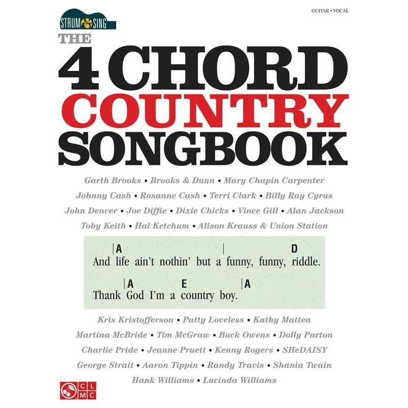 The 4-Chord Country Songbook - Strum & Sing-Sheet Music-Cherry Lane Music-Logans Pianos