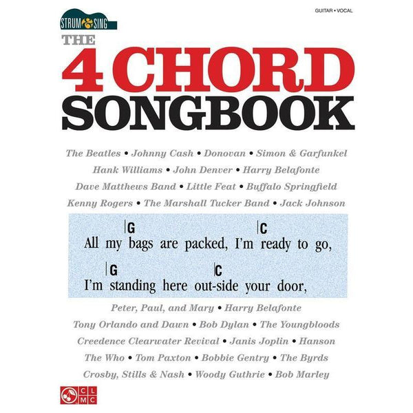 The 4 Chord Songbook-Sheet Music-Cherry Lane Music-Logans Pianos