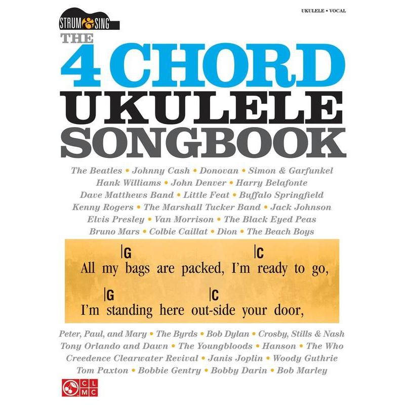 The 4-Chord Ukulele Songbook-Sheet Music-Cherry Lane Music-Logans Pianos