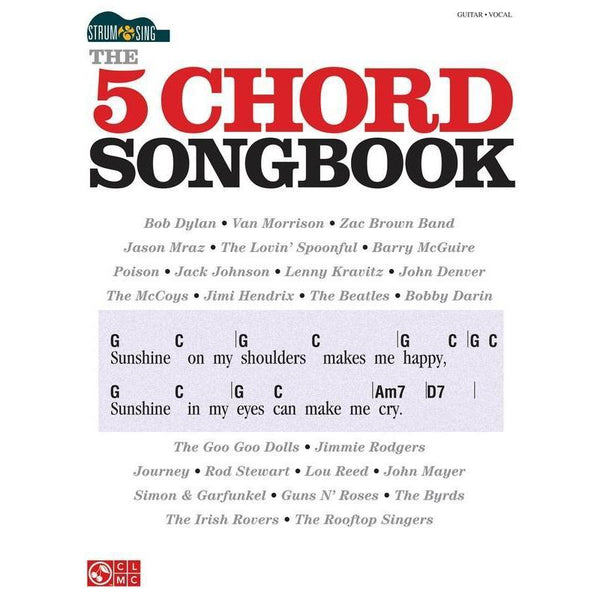 The 5 Chord Songbook-Sheet Music-Cherry Lane Music-Logans Pianos