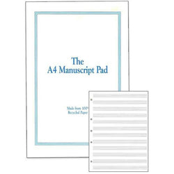 The A4 Manuscript Pad-Sheet Music-All Music Publishing-Logans Pianos