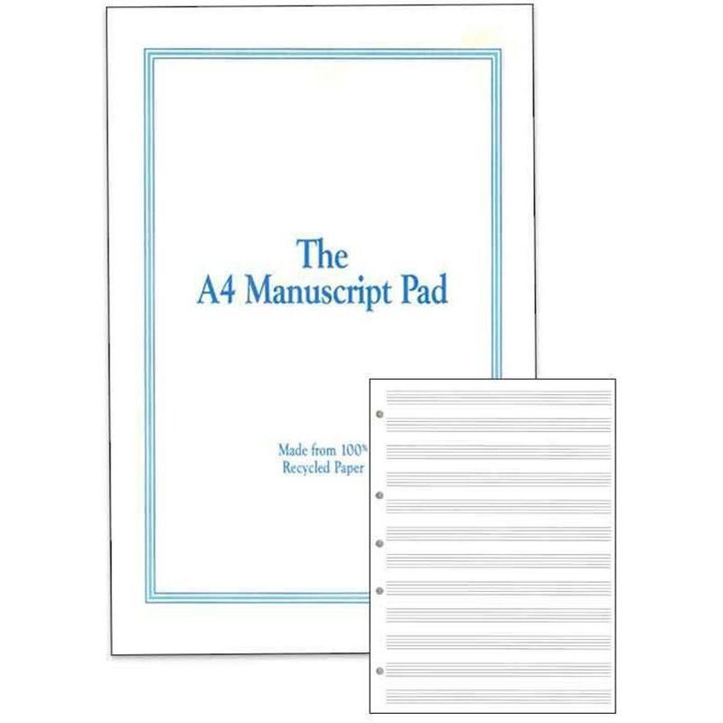 The A4 Manuscript Pad-Sheet Music-All Music Publishing-Logans Pianos
