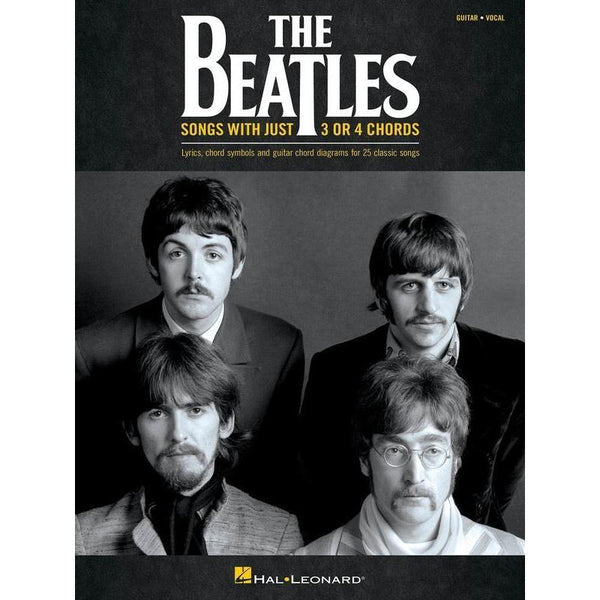 The Beatles - Songs with Just 3 or 4 Chords-Sheet Music-Hal Leonard-Logans Pianos
