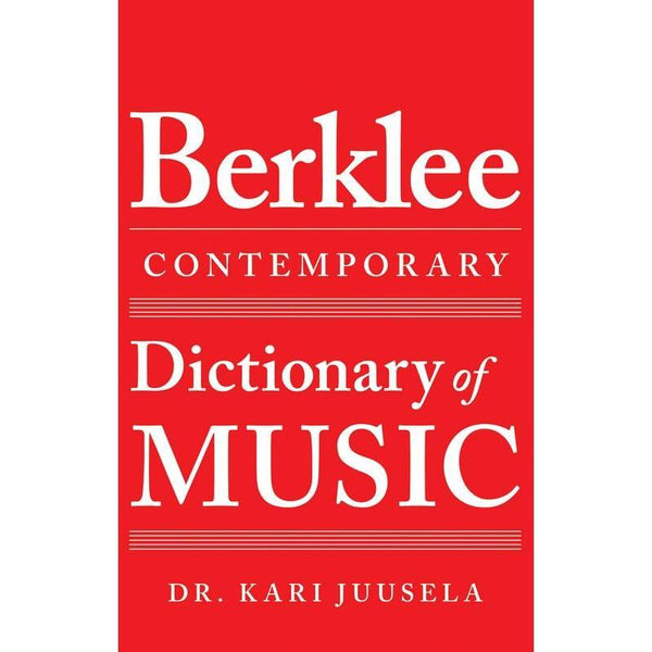 The Berklee Contemporary Dictionary of Music-Sheet Music-Berklee Press-Logans Pianos