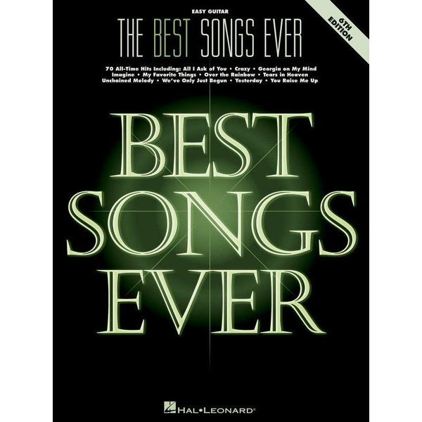 The Best Songs Ever - 6th Edition-Sheet Music-Hal Leonard-Logans Pianos