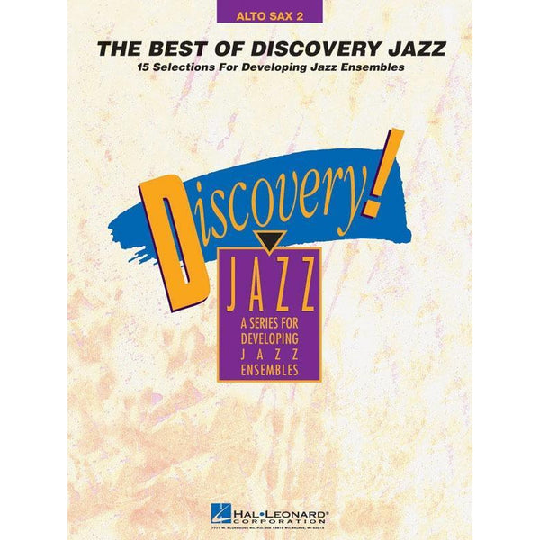 The Best of Discovery Jazz - Alto Sax 2-Sheet Music-Hal Leonard-Logans Pianos