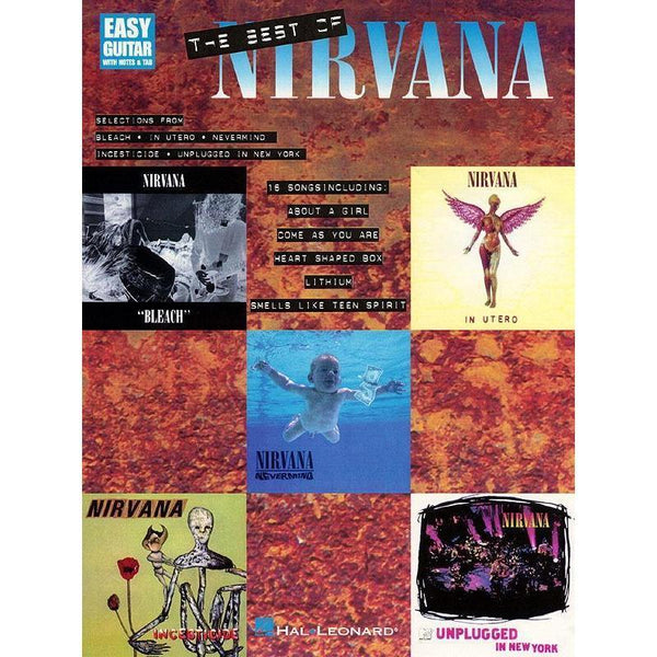 The Best of Nirvana-Sheet Music-Hal Leonard-Logans Pianos