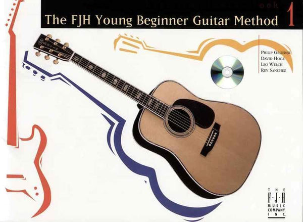 The FJH Young Beginner Guitar Method, Lesson Book 1 with CD-Sheet Music-FJH Music Company-Logans Pianos