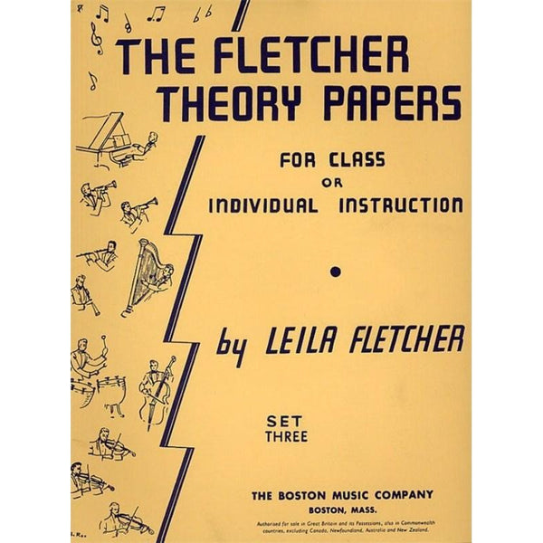 The Fletcher Theory Papers Set 3-Sheet Music-Boston Music-Logans Pianos