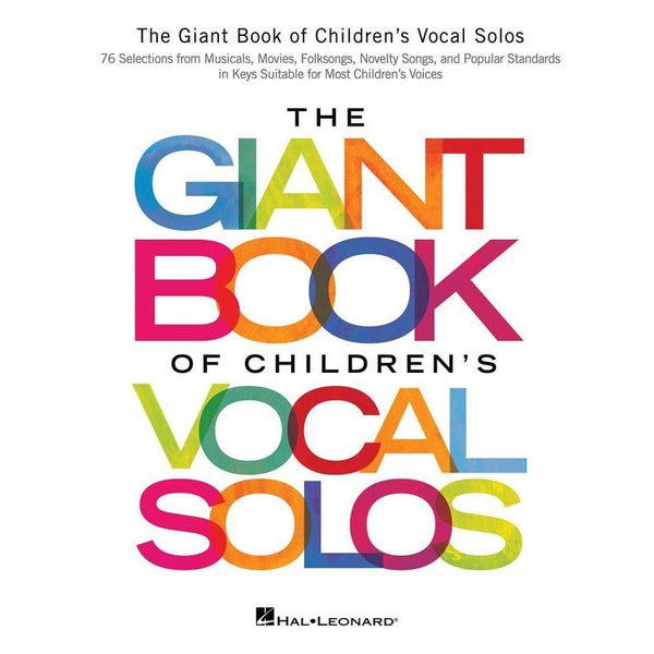 The Giant Book of Children's Vocal Solos-Sheet Music-Hal Leonard-Logans Pianos