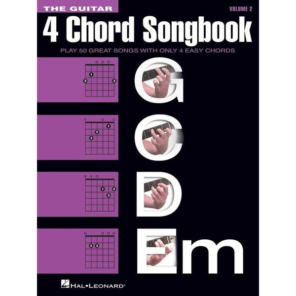 The Guitar 4 Chord Songbook Vol. 2-Sheet Music-Hal Leonard-Logans Pianos