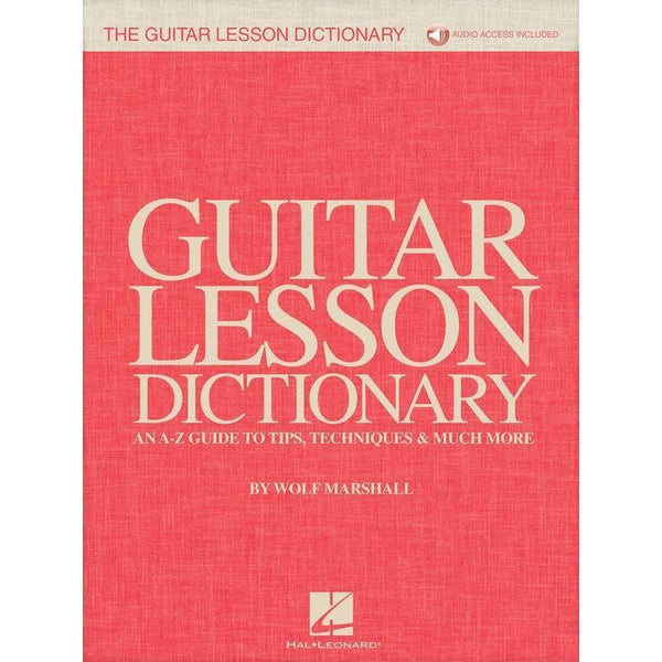 The Guitar Lesson Dictionary-Sheet Music-Hal Leonard-Logans Pianos