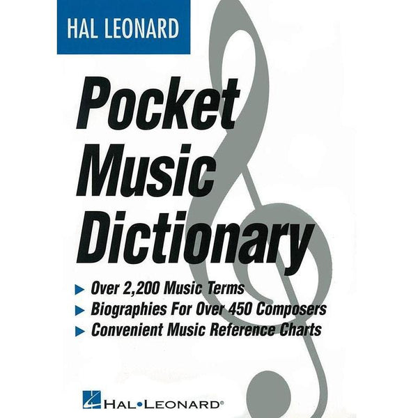 The Hal Leonard Pocket Music Dictionary-Sheet Music-Hal Leonard-Logans Pianos