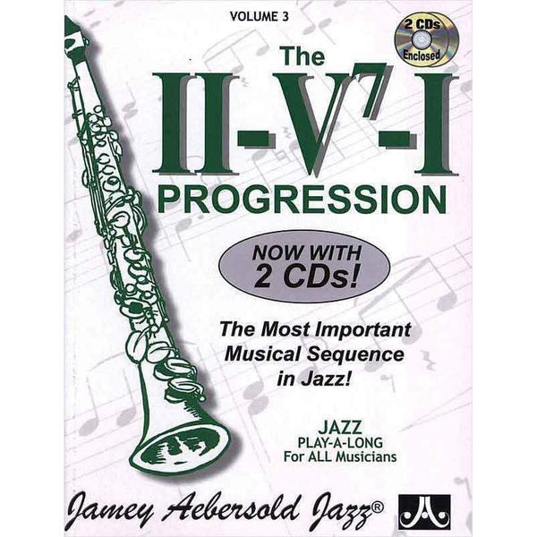The II/V7/I Progression - Volume 3-Sheet Music-Jamey Aebersold Jazz-Logans Pianos