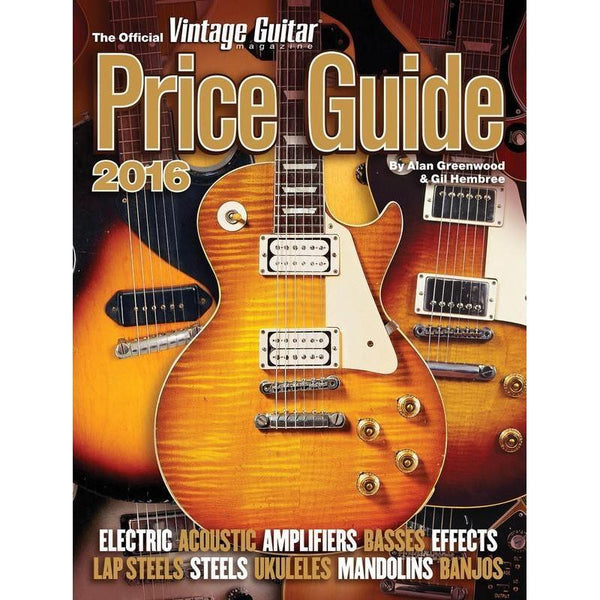 The Official Vintage Guitar Magazine Price Guide 2016-Sheet Music-Vintage Guitar Books-Logans Pianos