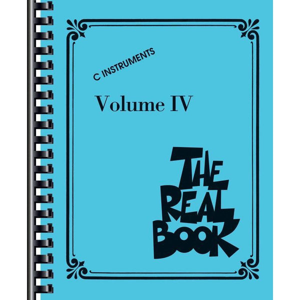 The Real Book - Volume 4-Sheet Music-Hal Leonard-C Instruments-Logans Pianos