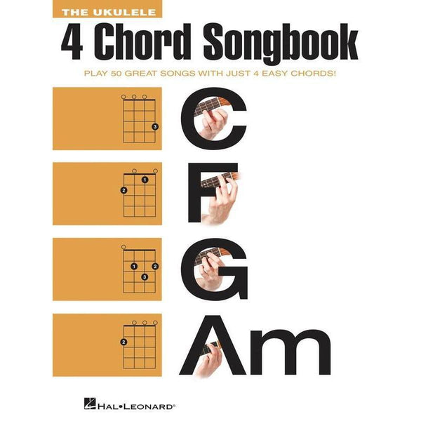 The Ukulele 4 Chord Songbook-Sheet Music-Hal Leonard-Logans Pianos