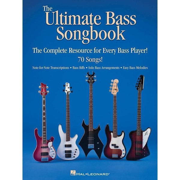 The Ultimate Bass Songbook-Sheet Music-Hal Leonard-Logans Pianos