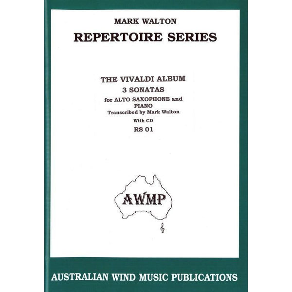 The Vivaldi Album for Saxophone-Sheet Music-Australian Wind Music Publications-Logans Pianos
