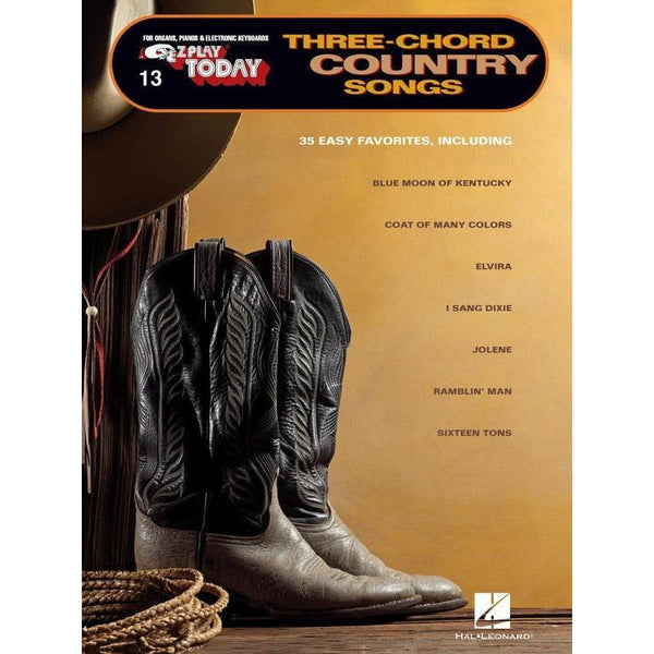 Three-Chord Country Songs-Sheet Music-Hal Leonard-Logans Pianos