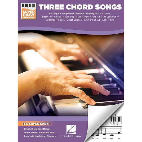 Three Chord Songs - Super Easy Songbook-Sheet Music-Hal Leonard-Logans Pianos