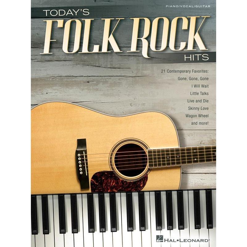 Today's Folk Rock Hits-Sheet Music-Hal Leonard-Logans Pianos