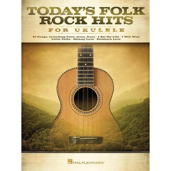 Today's Folk Rock Hits for Ukulele-Sheet Music-Hal Leonard-Logans Pianos