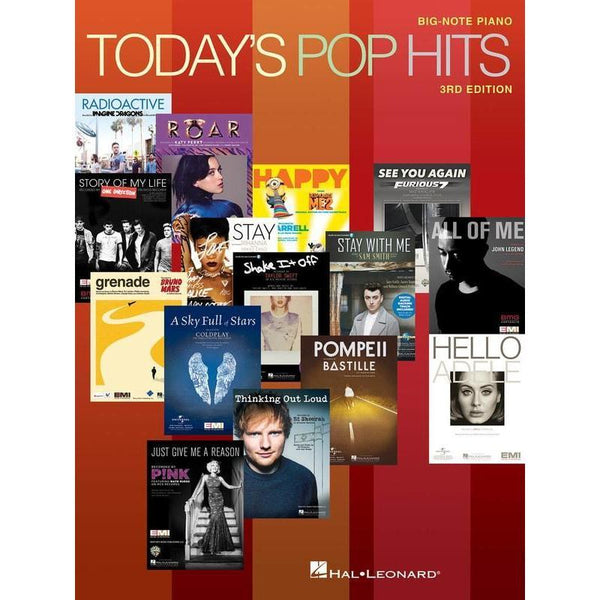 Today's Pop Hits - 3rd Edition-Sheet Music-Hal Leonard-Logans Pianos