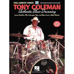 Tony Coleman - Authentic Blues Drumming-Sheet Music-Hal Leonard-Logans Pianos
