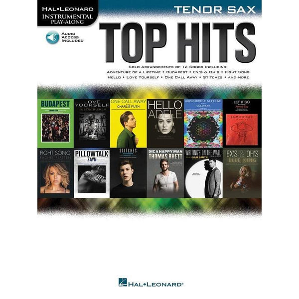 Top Hits - Tenor Saxophone-Sheet Music-Hal Leonard-Logans Pianos