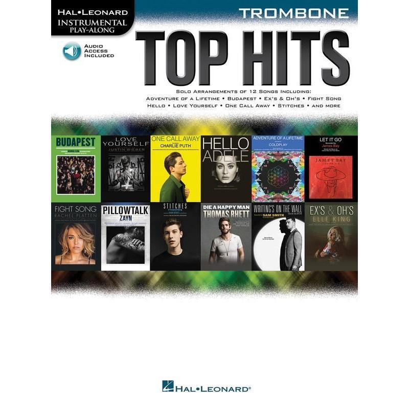 Top Hits - Trombone-Sheet Music-Hal Leonard-Logans Pianos