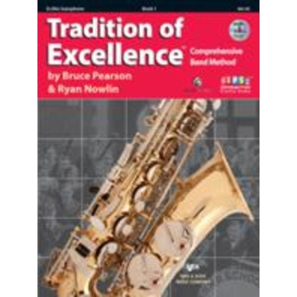 Tradition of Excellence Book 1 - Alto Saxophone-Sheet Music-Neil A. Kjos Music Company-Logans Pianos