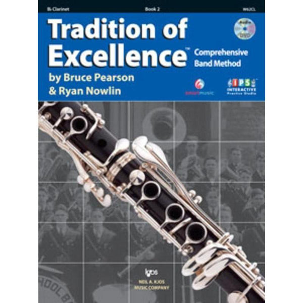 Tradition of Excellence Book 2 - Bb Clarinet-Sheet Music-Neil A. Kjos Music Company-Logans Pianos