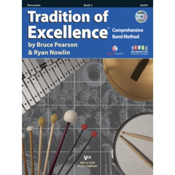 Tradition of Excellence Book 2 - Percussion-Sheet Music-Neil A. Kjos Music Company-Logans Pianos