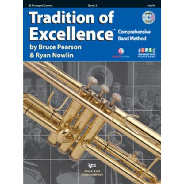 Tradition of Excellence Book 2 - Trumpet-Sheet Music-Neil A. Kjos Music Company-Logans Pianos