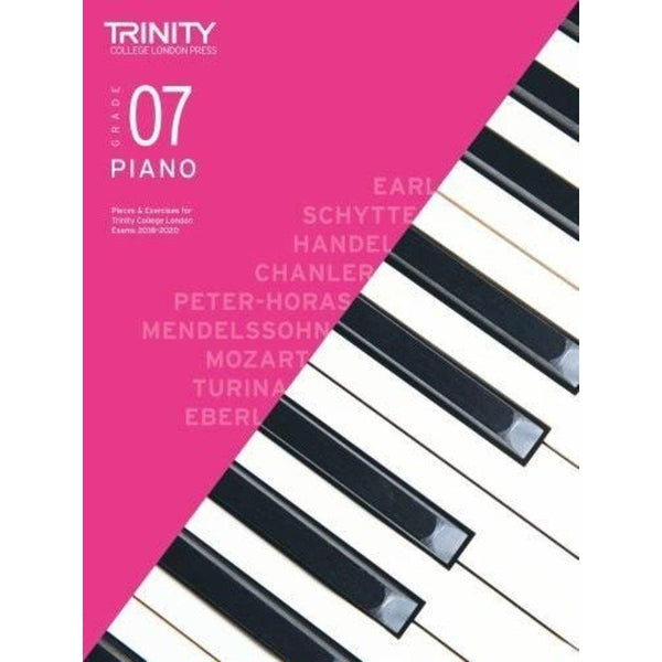 Trinity College Piano Pieces & Exercises Grade 7 2018-2020-Sheet Music-Trinity College London-Logans Pianos