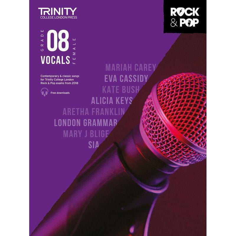 Trinity Rock & Pop Female Vocals - Grade 8-Sheet Music-Trinity College London-Logans Pianos