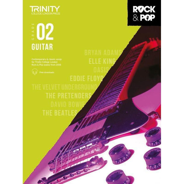 Trinity Rock & Pop Guitar - Grade 2-Sheet Music-Trinity College London-Logans Pianos