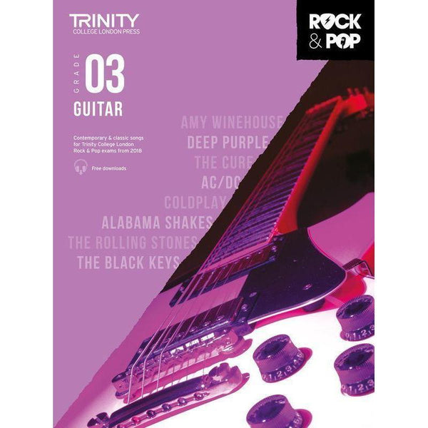 Trinity Rock & Pop Guitar - Grade 3-Sheet Music-Trinity College London-Logans Pianos
