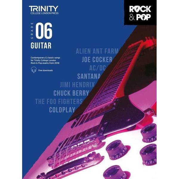 Trinity Rock & Pop Guitar - Grade 6-Sheet Music-Trinity College London-Logans Pianos