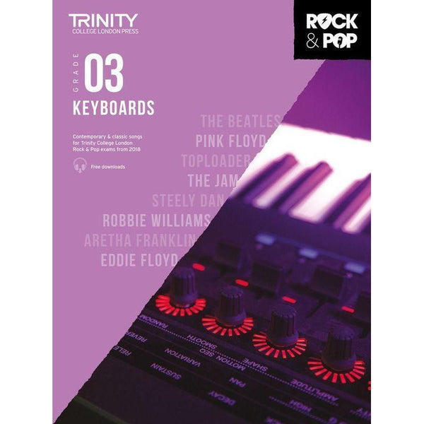 Trinity Rock & Pop Keyboards - Grade 3-Sheet Music-Trinity College London-Logans Pianos