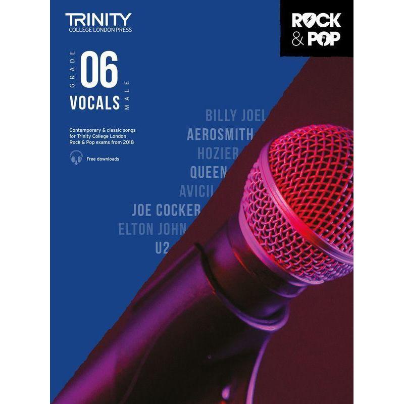Trinity Rock & Pop Male Vocals - Grade 6-Sheet Music-Trinity College London-Logans Pianos