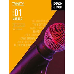Trinity Rock & Pop Vocals - Grade 1-Sheet Music-Trinity College London-Logans Pianos